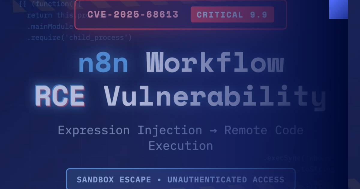 n8n Remote Code Execution Vulnerability